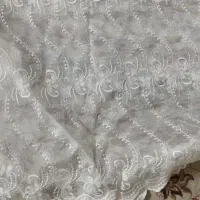 پرده توری سفید