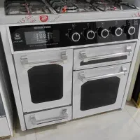اجاق گاز ۴درب استیل طرح فر جدید
