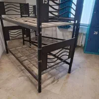 تخت و کمد فلزی تشک یخچال تلویزیون گاز فرش لباسشویی