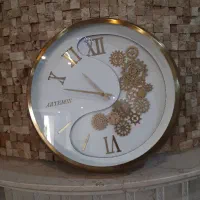 ساعت دیواری مدرن طرح چرخ دنده برجسته نو