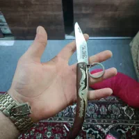تعدادی چاقو کلکسیونی و نو،گردنبند زخیم ،انگشترنقره