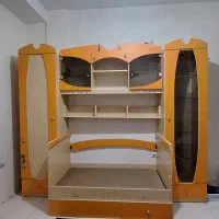 سرویس خواب چوبی کودک مدل خفاش