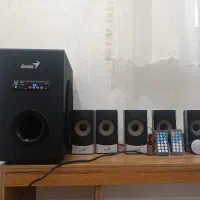اسپیکر بلوتوثی ۵ تیکه کنترل دار  فلش مموری aux