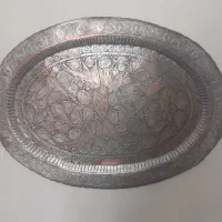 سینی مسی قلم زنی بانک سپه