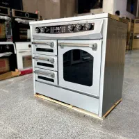 اجاق گاز طرح فر پنج شعله نو.