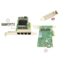 کارت شبکه 4 پورت اینتلIntel I350-T4 گیگابیتی pci