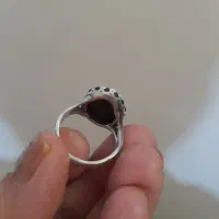 انگشتر نقره دوعدد