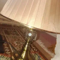 آباژور رومیزی پارچه ای