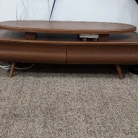 میز تلوزیون کارکرده سالم و تمیز دوکشابه