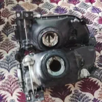 یک جفت چراغ جلو پراید با دو تا باند و تعدادی چراغ