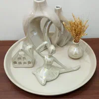 دکوری شمع، دکوری آبگوشت خوری، صندلی زیر گلدانی