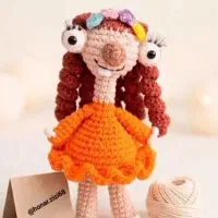 عروسک بافتنی زیبا