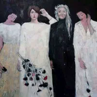تابلو  نقاشی رنگ روغن از یک مجموعه در ابعاد مختلف