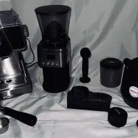دستگاه اسپرسو نیمه صنعتی به همراه دستگاه آسیاب
