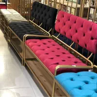 نیمکت اداری صندلی مغازه کافه فلزی جدیدمیزاستیل پاف