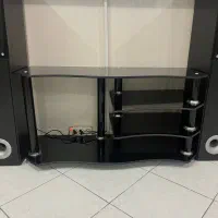 میز تلویزیون شیشه ای