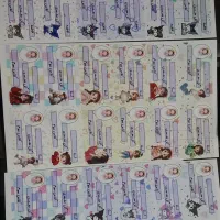 برچسب کتاب و مداد دانش آموزی با عکس خودش
