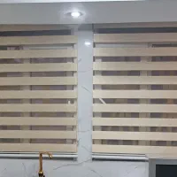 پرده زبرا در حد نو