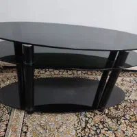 میز تلویزیون شیشه ای