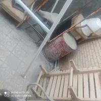 سه عددبشکه ویک عددتخته قالی ۴متری