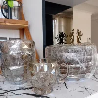 سرویس پذیرایی کریستال خارجی ۱۸ نفره کامل نو