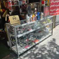 میز ویترین فلزی  طول دو متر
