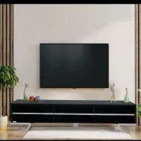 میز تلویزیون ناژینو  مناسب تا ۷۵ اینچ  مشکی
