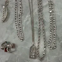 گردنبد و انگشتر نقره