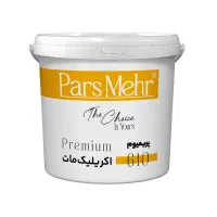 رنگ‌ اکریلیک مات پارس مهر کد ۶۱۰ با پوشش مناسب