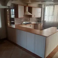 دست کابینت کامل با هود و سینک استیل