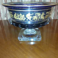 کریستال آنتیک طلا کوب فرانسه