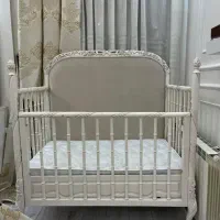 تخت چوب کودک با قابلیت افزایش سایز