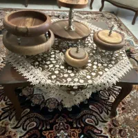 ظرف  پذیرایی چوبی در حد نو نو