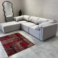 مبل ال پازلی شیری