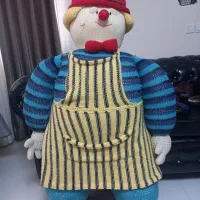 عروسک بافتنی بزرگ اشپزباشی