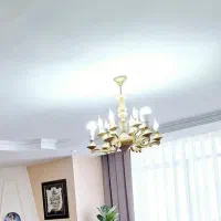 لوستر ۱۲ شعله برنز