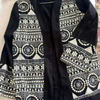 مانتو سوزن دوزی نو و شیک مناسب محرم یا مهمونی
