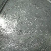 سینی نقره  شاهکار کار دست