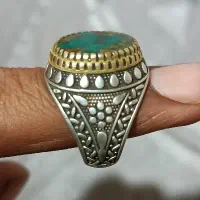 انگشتر نقره فیروزه 925 نقد قیمت 8 ملیون سراوان