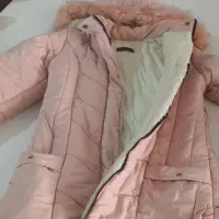 دو عدد پالتو صورتی دخترانه یشمی زنانه