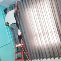ارائه انواع پرده چاپی پارچه ای اداری خانگی