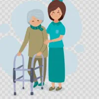 پرستار خانم برای خانم سالمند