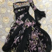 لباس مجلسی دنباله دار