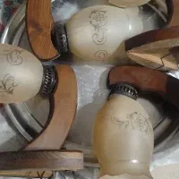 لوستر دیواری چوبی شیک