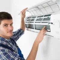 نصب کولر تعمیرات کولر اجرای لوله مسی زیر کار