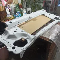 سینی فن کامل پراید رنگ شده سفید