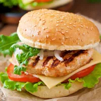 همبرگر و ژامبون