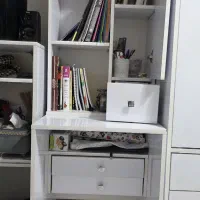 کتابخانه به همراه میزتحریر ام دی اف