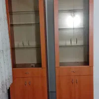 بوفه ام دی اف و لوستر در حد نو
