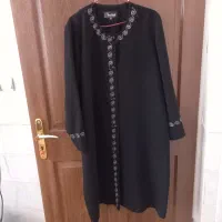 پافر دو رو یه طرف مشکی یه طرف طوسی روشن کلاه دار